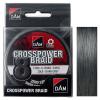 Шнур DAM CROSSPOWER 8-BRAID 110м 0,17мм 11,3кг/25Lb (dark grey) (60080)